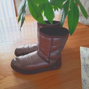UGG WOMAN'S BOOTIES WATERPROOF LEATHER SIZE 10